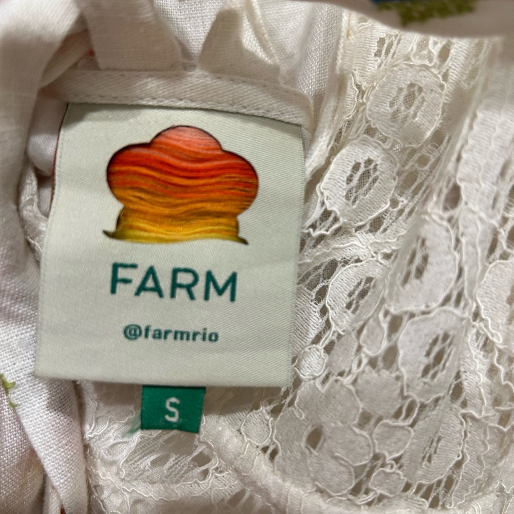 Farm Rio Embroidered Lace Maxi Dress - Picture 6 of 6
